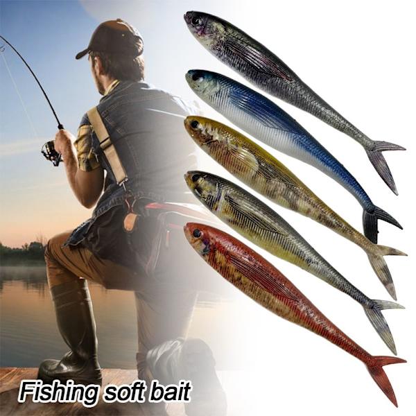 2 stk 3D Fiskeri Trolling Agn Bløde Fiskelokker D D D