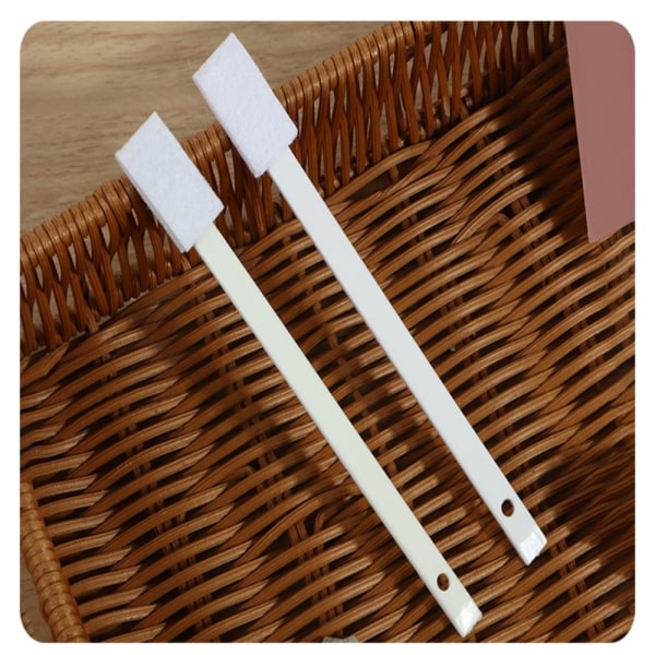 50 stk Lille toiletbørste Husholdningsrengøringsværktøj Gap Dust White 50 Pcs-50 Pcs
