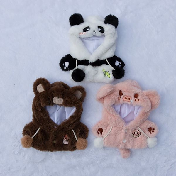 Nuken päällystakki Miniatyyri karvaiset asut 10cm-PIGGY 10cm-PIGGY 10cm-piggy