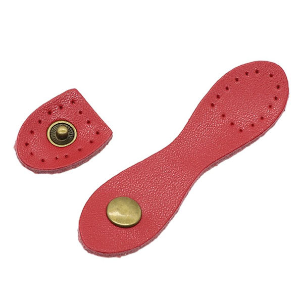 Läderväska Spänne Plånbok Hasp RÖD 5ST 5ST red 5PCS-5PCS