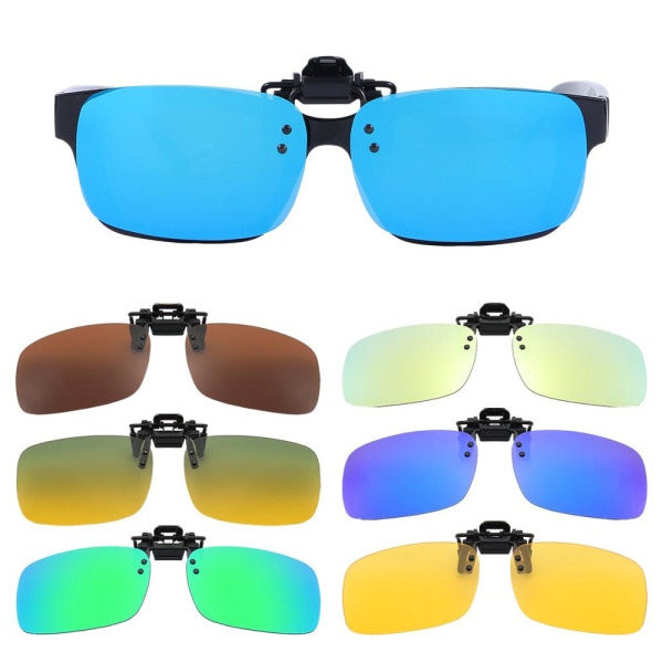 Clip-on solbriller Polarisert SPEIL BLÅ SPEIL BLÅ Mirrored Blue 3185 |  Mirrored Blue | Mirrored Blue | Fyndiq