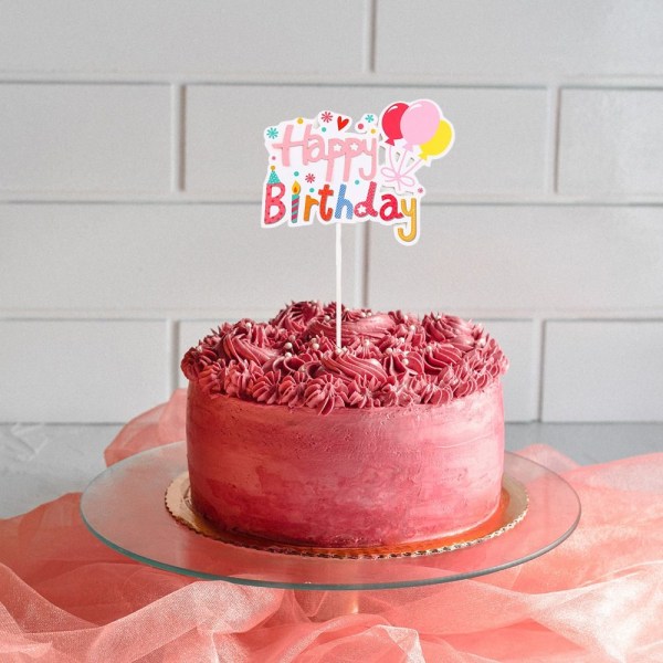 10st Cake Topper Tårtdekorationsflagga 05 05 05