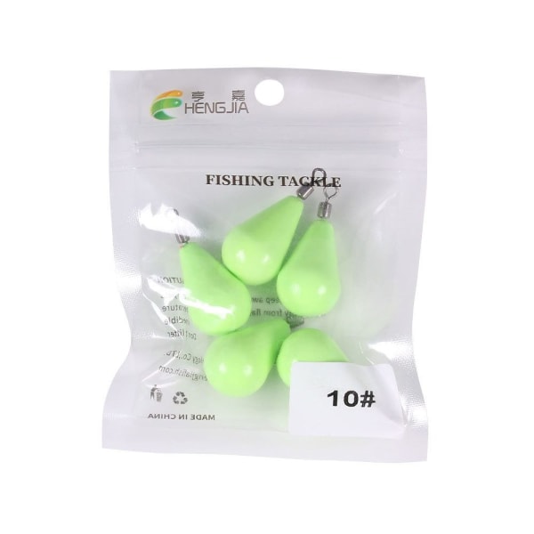 Lysende Fiske Bly Sinkers Fiske Vekt Sinker 35G-5STK 35g-5pcs