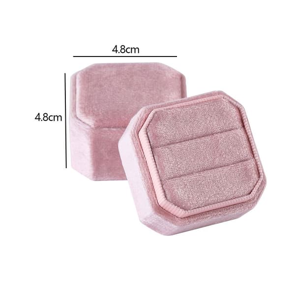 Smyckeskrin Dubbelring Case ROSA pink