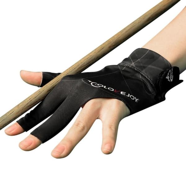 Snookerhandske Billardhandske SORT&GRÅ black&gray