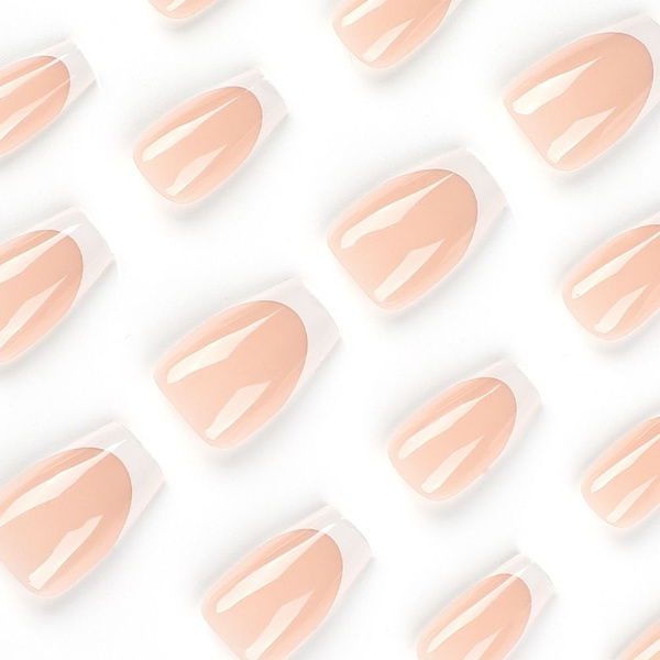 24 stk Fake Nails Short French JP2425 JP2425 JP2425