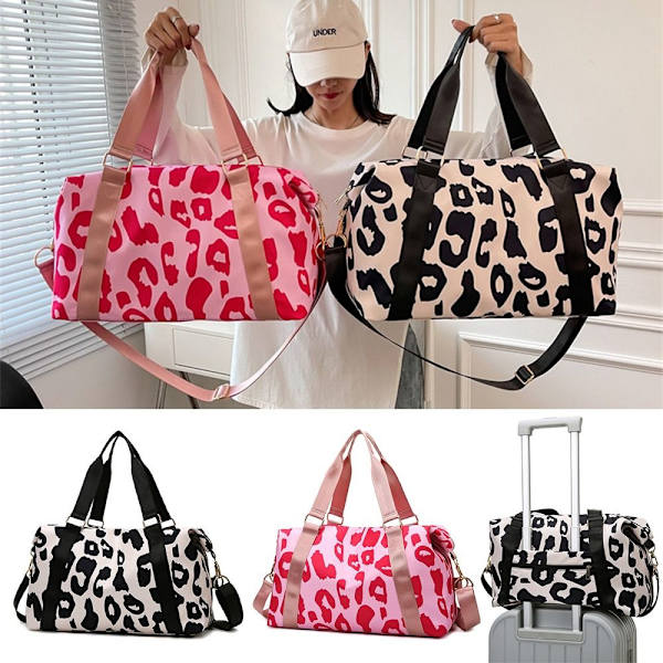 Rejsegymnastiktaske Duffeltaske SORT Black