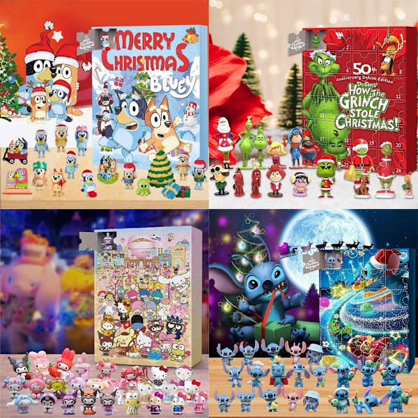 Julkalender med Blind Box 24 Dagar Nedräkning SANR IO SANR IO