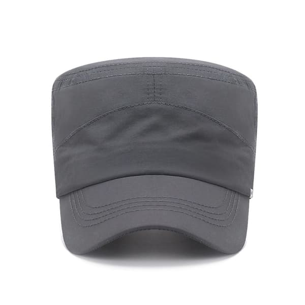 Militær Cap Flat Top Caps GRÅ grey