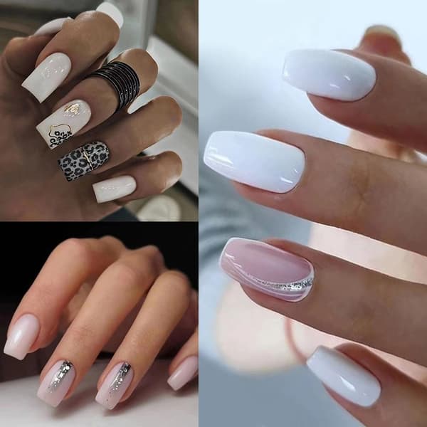 24st False Nails Long Square W515 W515 W515