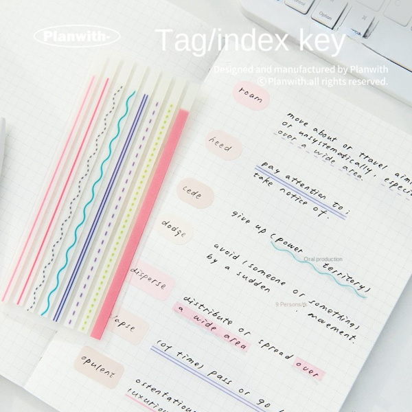 Highlighter Strips Highlighter Tape Memo Pad