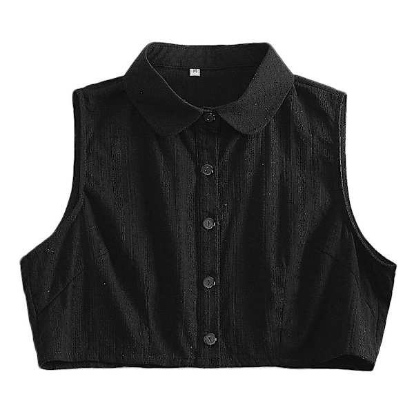 Paita Fake Kaulus Vaatteet Asusteet MUSTA XL Black XL