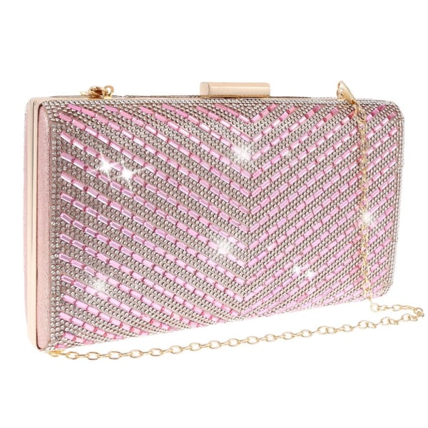 Ilta Clutch Laukku Häät Iltalaukku PINK Pink