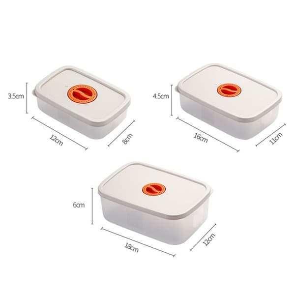 Jääkaappi Fresh Box Case 1000ml 1000ml 1000ml