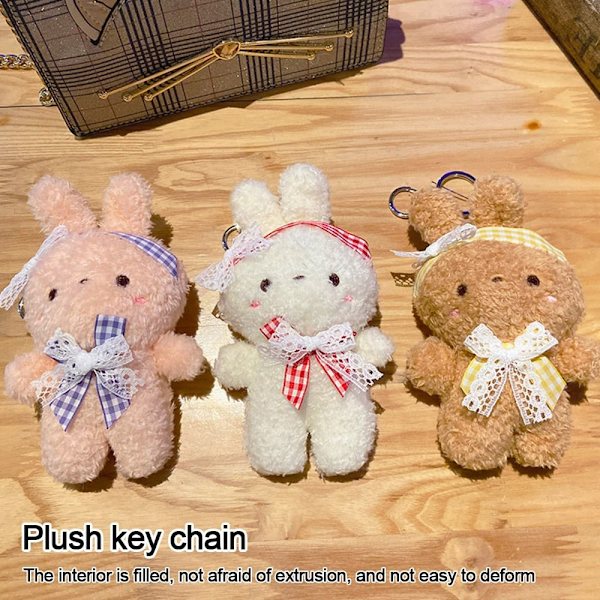 Rabbit Doll Avaimenperä Pehmo Bear PINK Rabbit Rabbit pink rabbit-rabbit