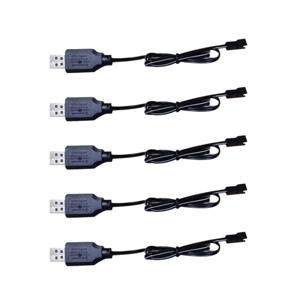 5 stk Ladekabel Sm Interface Kabel Oplader 4,8V SM 4.8V SM connector