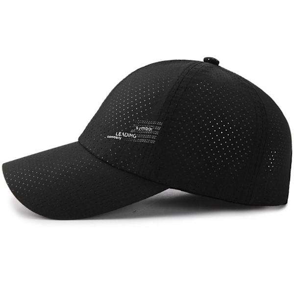 Nopeasti kuivuva baseball-lippis Cap MUSTA black