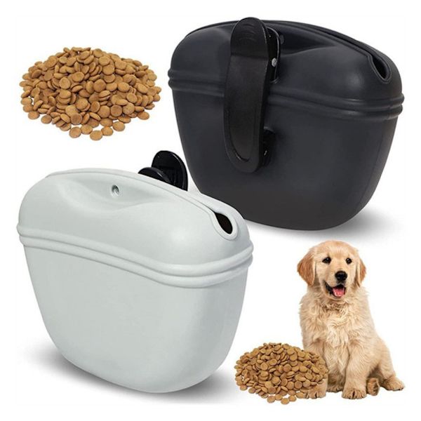 Hundegodbidstaske Hvalpe Snackpose SORT Black