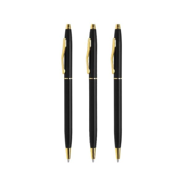 Kulepenner 3 pakke Slim