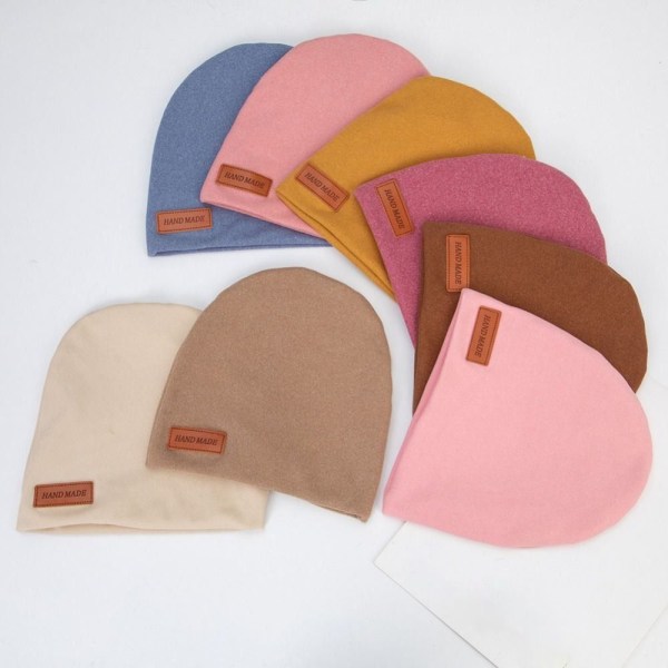 2kpl Knitting Beanies Winter Caps COFFEE Coffee
