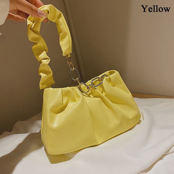 Skulderveske Underarmsveske GUL yellow