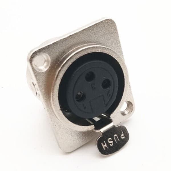 4 kpl XLR-liitinsovittimen liitinpistoke