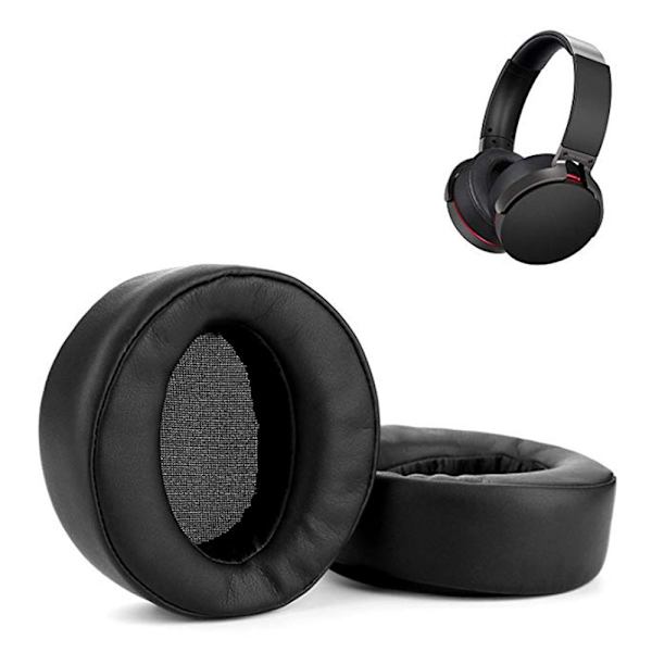 1 pari vaihtokorvatyynyjä Sony MDR-XB950BT BLACK -puhelimeen black