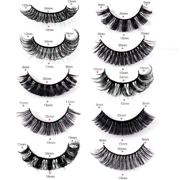 Tekoripset Russian Strip Lashes 5013 5013 5013