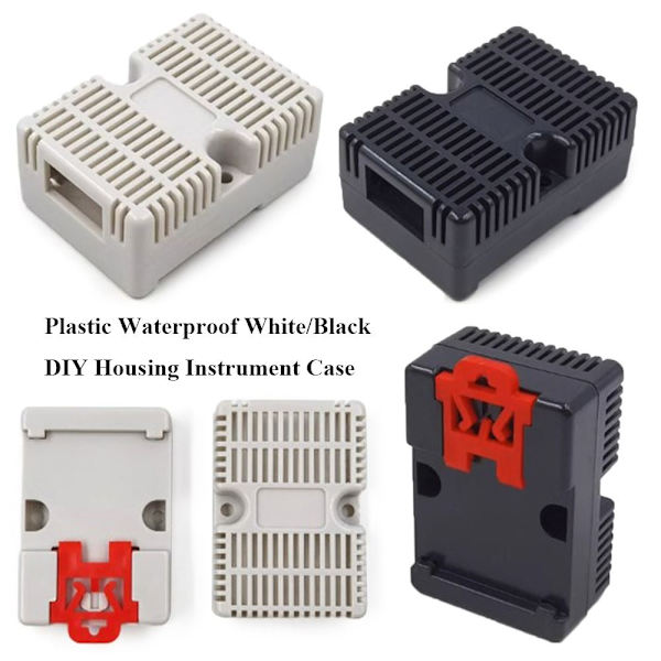 1/2 stk Elektronisk prosjektboks Vanntett deksel Project WHITE White 2pcs-2pcs