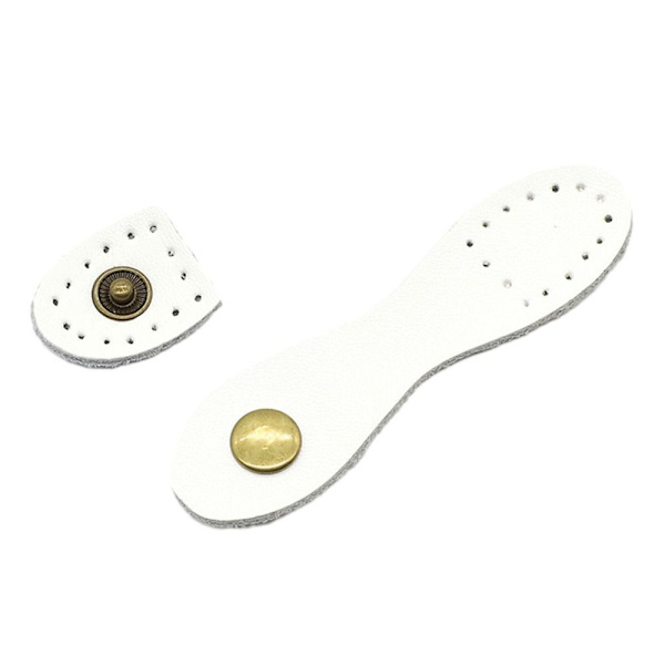 Läderväska Spänne Plånbok Hasp VIT 5ST 5ST white 5PCS-5PCS
