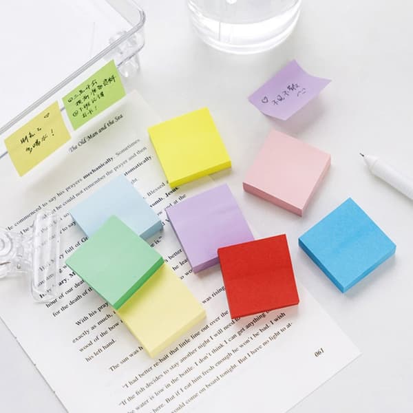 10 bøker/sett Sticky Notes Times Sticky BLUE 3 3 Blue 3-3