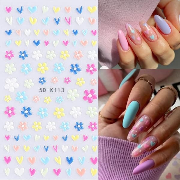 Nail art präglade 3 3 3