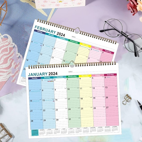 Engelsk Väggkalender Väggkalender 1 1 1