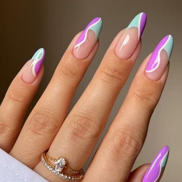 Almond Fake Nails tekokynnet 2 2 2