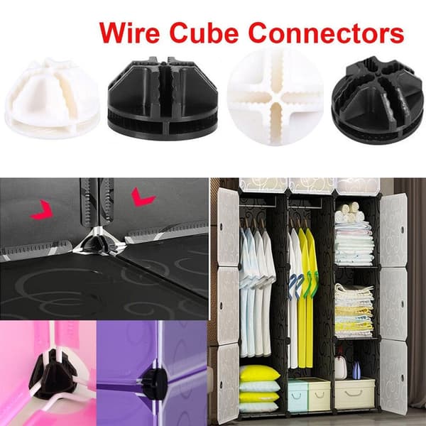 Wire Cube Connectors Cube Modular SVART Black