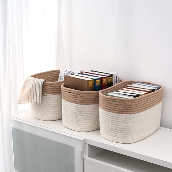 Förvaringskorg Förvaringsfack BRUN Brown