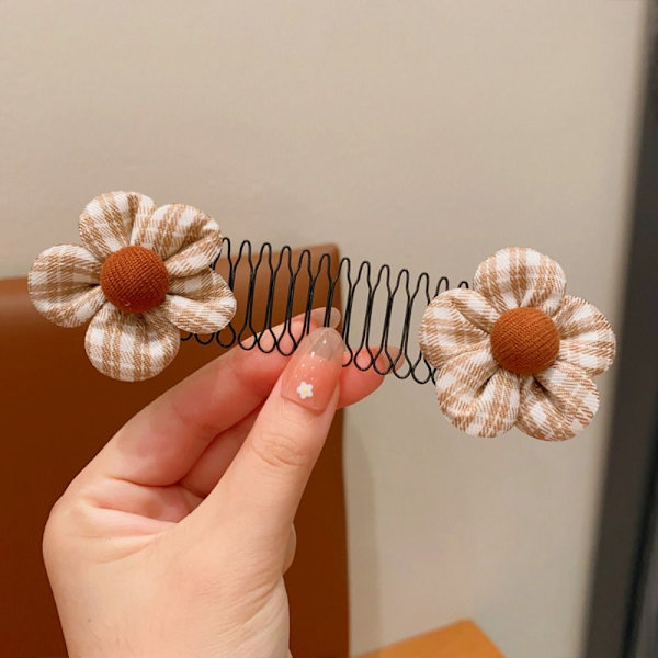2kpl Invisible Broken Hair Comb Flower -hiusklipsi 2 2 2