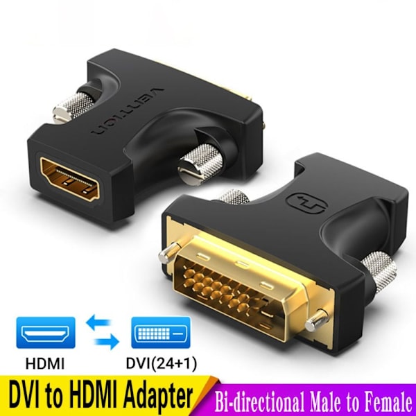 HDMI-adapter DVI-adapter B B B