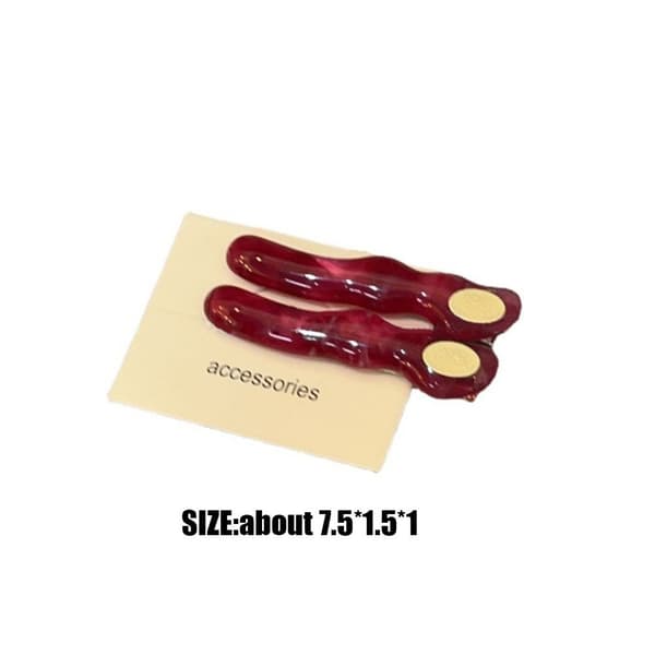 4st sidohårklämma Small D D D