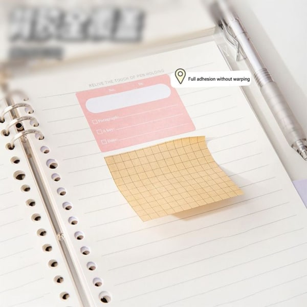 256 STK/Eske Memo Pad Study Sticky Note 02-GRADIENT BLÅ 02-Gradient Blue