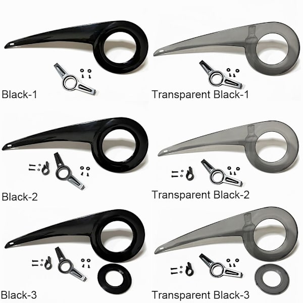 Cykelkæderinge Protector Cykel Tandhjul Guard SORT 2 2 black 2-2