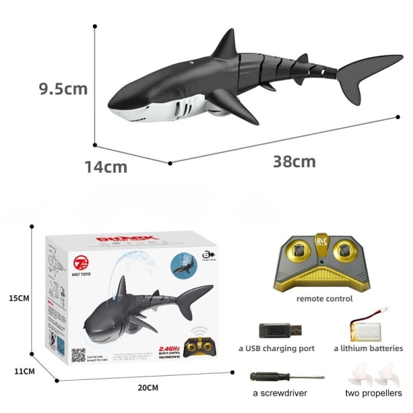 Rc Shark Toy Fjernkontroll Shark Toy E1 E1 E1