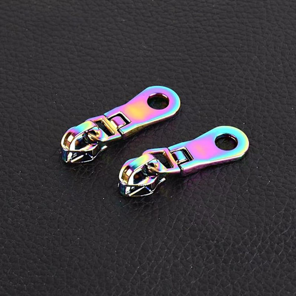 10 stk #5 Rainbow Zipper Pulls Metal Zipper Pull Erstatning