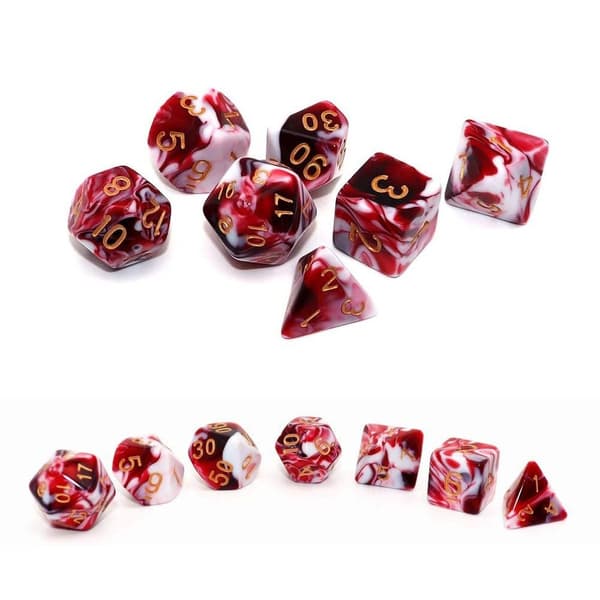 DND Dice Polyhedral Terningspil Terninger