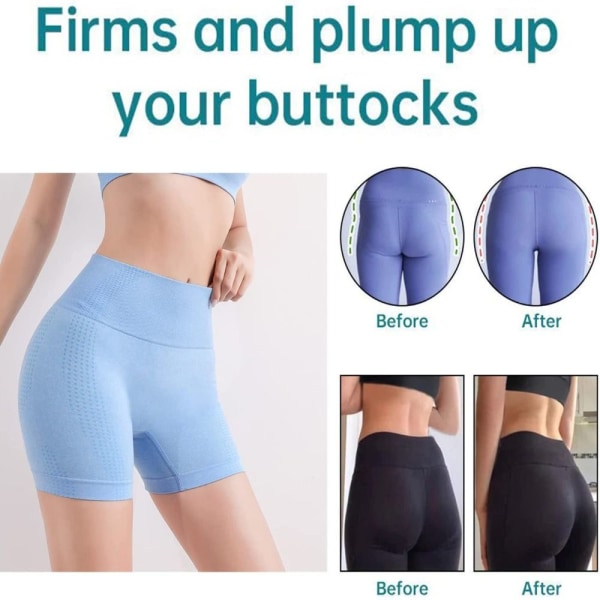 Ionformende shorts Tummy Control Butt Lifting Shorts SORT Black L/XL:65-90kg