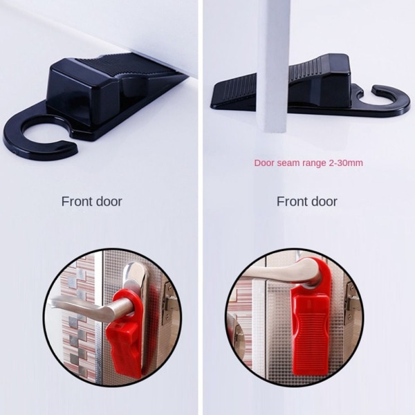 Dørstopper Gulvholder SORT black