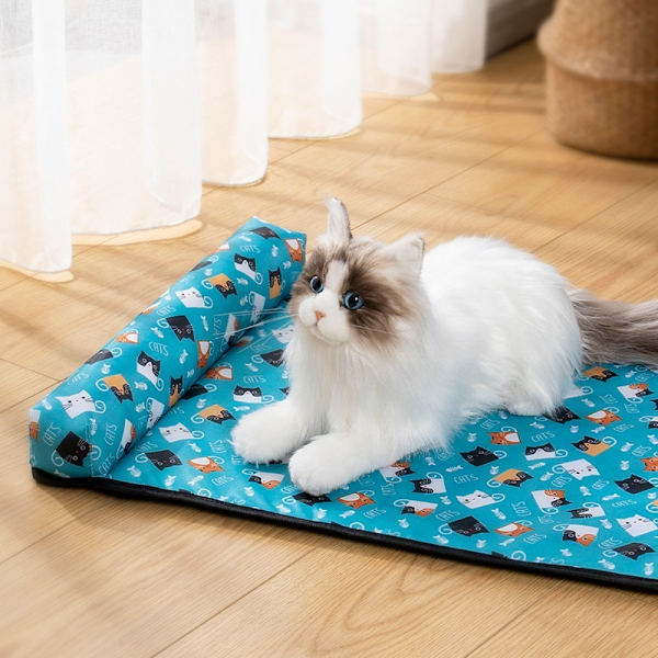 Hundekjølematte sommerpute BLÅ S Blue S