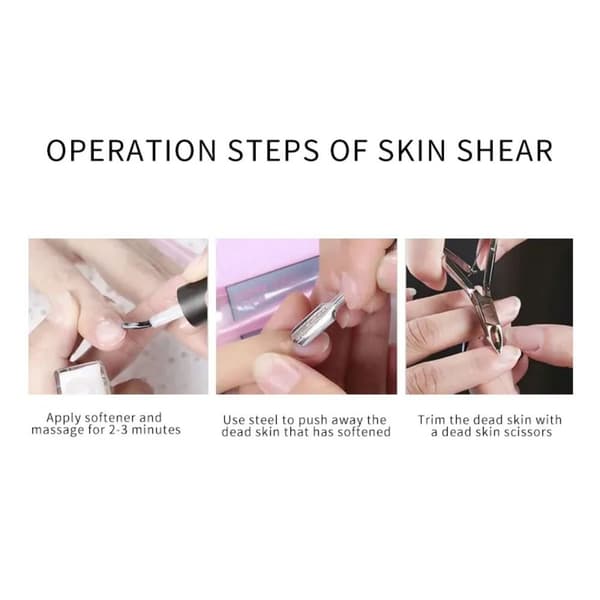 Cuticle Negle Nipper Clipper Nail Art Manicure SØLV Silver