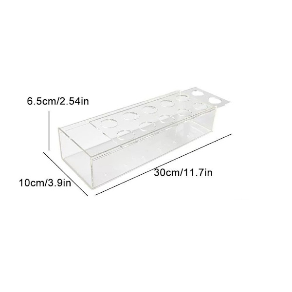 2st vas blommig mittpunkt Blomma mittpunkt Clear 2Pcs-2Pcs