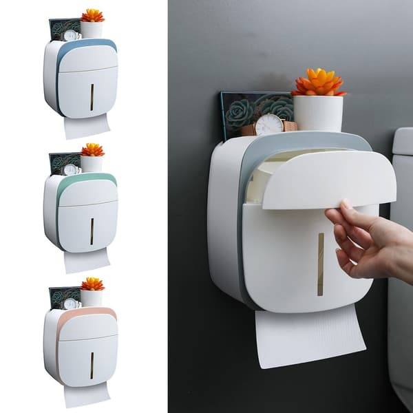 WC-paperihyllyn paperiteline HARMAA Grey